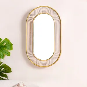Miroir mural en métal de classe facile d'entretien pour la maison et le bureau de fournisseur indien à un prix abordable - Product Image 5