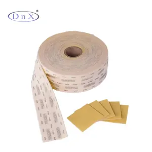 Rollos de esponja de lijado Softback, almohadilla de lijado abrasivo de óxido de aluminio impermeable, rollo de papel de lija con gancho y bucle