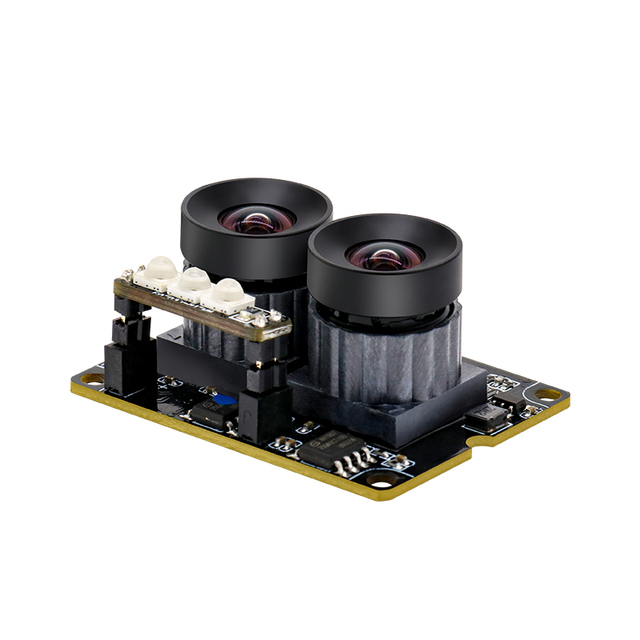 Hampo Model 003-0446-A Dual Lens 1080P 30fps WDR 100dB USB Camera Module 1/3" AR0331&AR0130 Sensor MJPG/YUV Compression