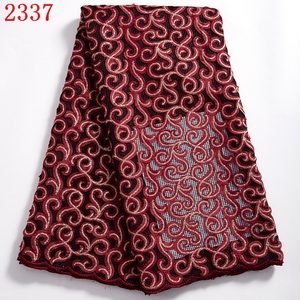 Tela <span class=keywords><strong>de</strong></span> <span class=keywords><strong>encaje</strong></span> africano bordado con apliques <span class=keywords><strong>para</strong></span> fiesta nuevo diseño <span class=keywords><strong>encaje</strong></span> francés nigeriano con lentejuelas <span class=keywords><strong>para</strong></span> <span class=keywords><strong>vestido</strong></span> 2337 - Product Image 6