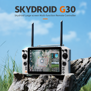 Station de sol Skydroid G30 pour drone de patrouille de sécurité, portée 30 km, écran HD 10,1 pouces, contrôleur de vol à commutation automatique double bande - Product Image 2