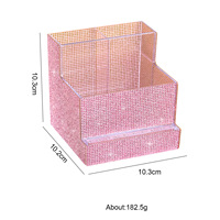 Organizador de Escritorio para Herramientas de Manicura, Soporte para Pulidor de Uñas con Diamantes, Organizador de Brocas para Uñas, Estuche de Almacenamiento para Escritorio