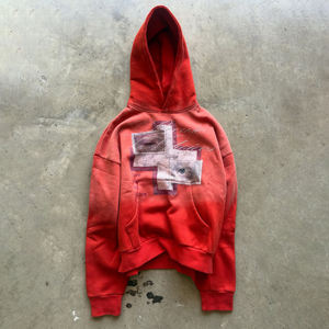 Fabricante de Sudaderas con Capucha Personalizadas de Felpa Francesa, Algodón, Hombros Caídos, Estilo Holgado, Impresión DTG, Lavado Ácido Vintage - Product Image 1