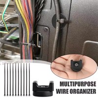 Supports de fixation magnétiques pour attaches de câbles de 22 mm, 31 mm, 36 mm, 43 mm, attaches de câbles multi-usages, supports de fixation de type selle