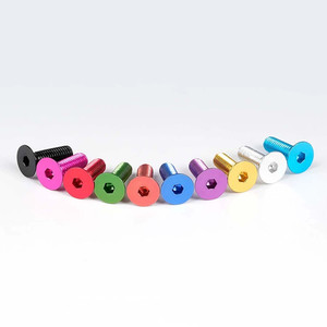 Tornillos de Cabeza Plana Hexagonal DIN 7991, Tornillos de Aluminio 7075 para Motocicletas, para el Marco Trasero de Cuadricópteros RC - Product Image 2