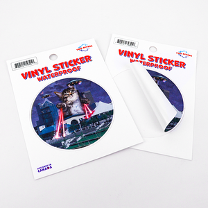 Tùy Chỉnh In Ấn Vinyl Dán Ba Chiều Dính Không Thấm Nước PVC Nhãn Công Ty Thiết Kế Logo Chết Cắt Dán - Product Image 2