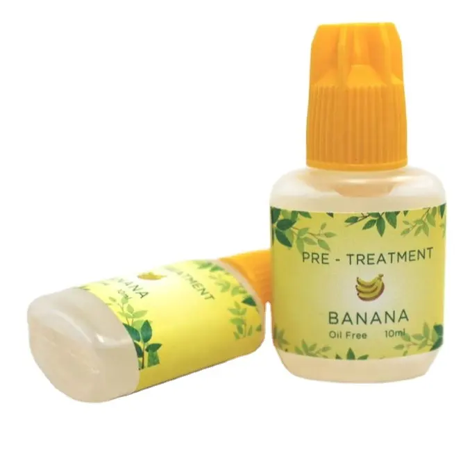 Hot Selling Wholesale Eyelash Extension Original Primer Pre-treatment Customized Eyelash Glue Primer Banana Scent