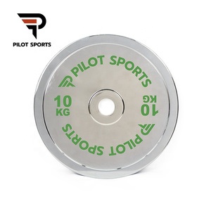Pilot Sports-mancuerna de disco <span class=keywords><strong>Powerlifting</strong></span> calibrada, placas de peso de acero, venta al por mayor - Product Image 6