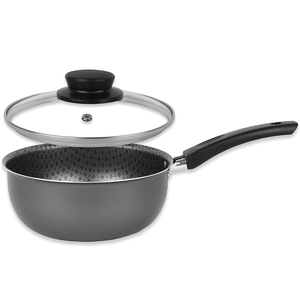 Không dính Frying <span class=keywords><strong>Pan</strong></span> Set với nắp Chứng Khoán nồi, chảo sâu, chậu và chảo đặt cho cảm ứng HOB Cookware Set - Product Image 6