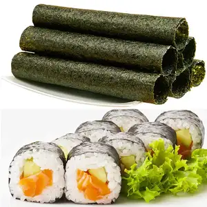 Penjualan terlaris rumput laut panggang Nori rumput laut Sushi bungkus 100 lembar/tas
