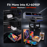 Plotter de inyección de tinta de cama plana UV Digital automático de 6090cm nueva condición A3 fundas de teléfono de cerámica vidrio madera Impreemante tintas de impresora UV