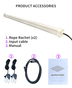 Andy IP65 không thấm nước Samsung chip phát triển ánh sáng Ống 3500K 4ft dưới tán cây LED 60 Wát cho cây giống dâu tây rau - Product Image 5