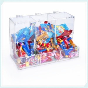 3 Tier for Modern Acrylic Candy Display Case & Storage Bin Box - Product Image 4