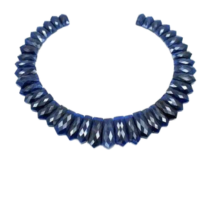 Collier en malachite verte naturelle de qualité supérieure, perles fantaisie certifiées, bijoux de soirée, cadeau pour elle, Alif International - Product Image 2