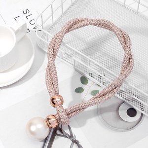 <strong>Tie</strong> <strong>Backs</strong> for Curtain Holdbacks Adjustable with Pearls Curtain <strong>Tie</strong> Band European Drape <strong>Tie</strong> <strong>Backs</strong> with Fasten Ring Home Holiday - Product Image 6