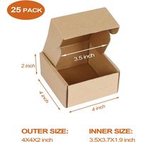 Boîte d'emballage en papier pour envoi postal avec logo personnalisé, vente en gros, couleur recyclée, carton ondulé kraft brun, boîte d'expédition en papier pour envoi postal