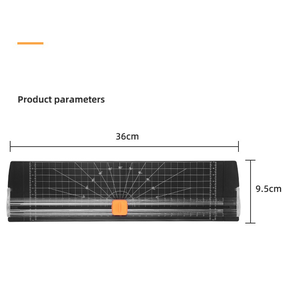 ISapromo Regalos Negro Azul Rosa Blanco Púrpura A4 Cortador de papel Recortador Cortador de papel para cortar Cupón Papel artesanal - Product Image 5