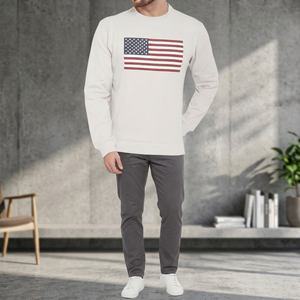 Sweat-shirt à capuche en molleton tricoté pour homme, imprimé lettres, coupe ample, 100 % coton, pull décontracté, idéal pour le printemps, anti-boulochage, flocage - Product Image 3