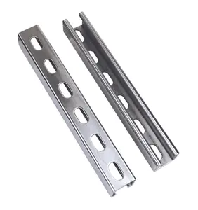 Professional Electrical Sheet Slotted Hole C Channel Supplier Uni-strut Channel