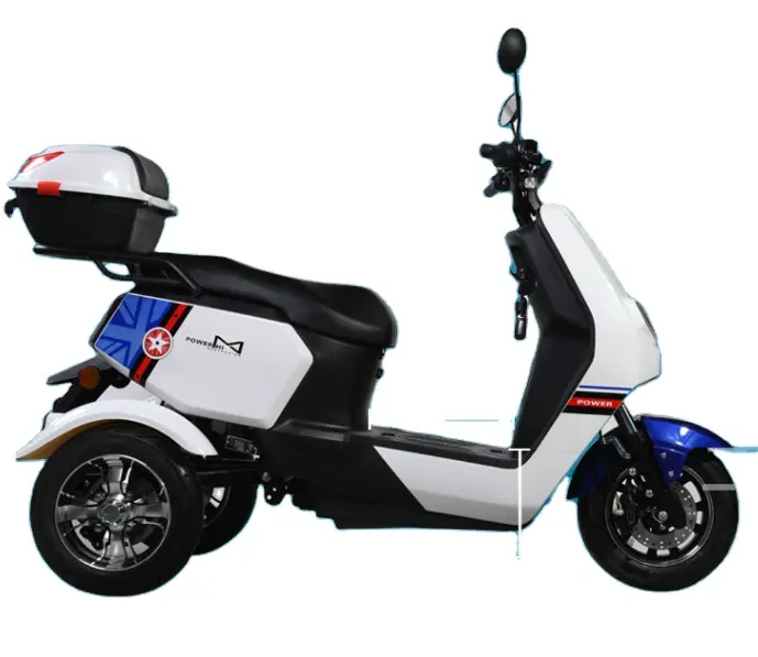 2022 vendite dirette della fabbrica 3 ruote Scooter elettrico grande capacità tre ruote carico triciclo cina calcio adulto