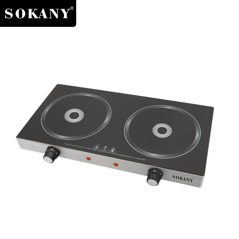 Zogifts SOKANY Household Multi-function Kitchen 2 Burner Stove Electric Induction Furnace Cooking Electric Hot Furnace