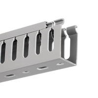 Goulotte de câblage flexible en PVC ignifuge 25x25mm avec fentes pour l'organisation des câbles électriques, idéale pour la maison et le bureau