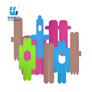 Tùy chỉnh in nhiều màu 5cm x 5m bông nóng chảy dính tập thể dục không thấm nước trước khi cắt thể thao thể thao KT kinesiology cơ bắp Băng - Product Image 3