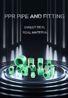 Raccord mâle PPR à tête carrée de 50 mm avec technique forgée, support OEM personnalisé pour connexion femelle
