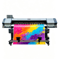 Imprimante jet d'encre grand format 1,6 m pour impression d'autocollants vinyle XP600/i3200, encres éco-solvant, pour impression d'affiches sur toile