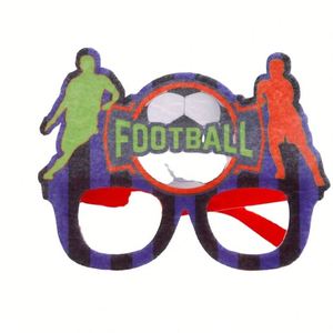 Lunettes de soleil de football personnalisées en gros, thème mode, pour fêtes, décoratives, tissées, accessoires photo, fournitures de fête - Product Image 1