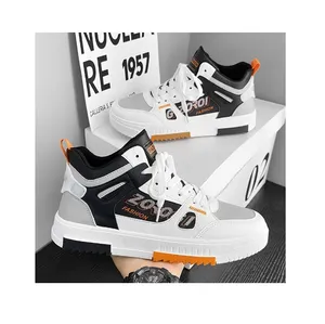 Shoes Men Fall 2024 New High Top Casual Shoes For Middle School Students Men All Match Sports Small White shoes