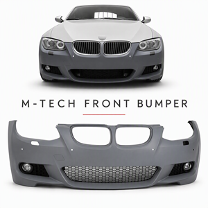 Kit carrosserie M Sport pour <span class=keywords><strong>BMW</strong></span> Série 3 E92 E93 2005-2012, mise à niveau MT, modification de voiture, pare-chocs avant M Tech, pare-chocs arrière, kit carrosserie. - Product Image 2