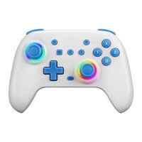 Gamepad Nirkabel Pro dengan Pencahayaan RGB Kompatibel untuk Steam ISO & Android