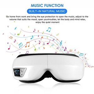 Masajeador de Ojos de música recargable de Venta caliente inalámbrico con función de control de sincronización de compresión de calor y vibración - Product Image 2