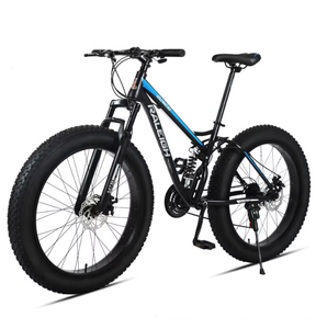 Bicicleta de Nieve <span class=keywords><strong>Lan</strong></span> Ling con Suspensión Trasera Doble, Frenos de Disco, para Hombres Adultos y Estudiantes, Todoterreno, de Velocidad Variable, en Acero de Alto Carbono - Product Image 5