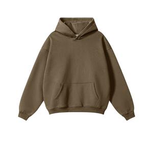 Fabricants de sweats à capuche pour hommes, coton lourd, haute qualité, unisexe, surdimensionné, lavage à l'acide, délavé, poids lourd, streetwear - Product Image 3
