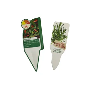 Garden waterproof tag plastic plant label/ hanging pp labels for flowers pot/UV resistant plant tags