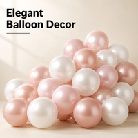 Ballon en latex perlé métallique de 12 pouces, qualité hélium, brillant et éclatant, pour fête d'anniversaire, prix usine