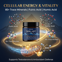 Résine de Shilajit de l'Himalaya en gros pour OEM, soutien énergétique à base de plantes, qualité alimentaire, gel de résine dorée, gouttes sèches 500mg par portion, certifié GMP