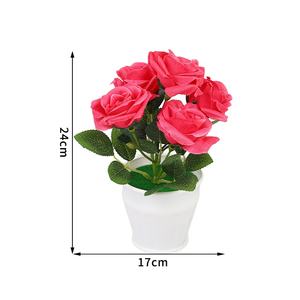 ดอกกุหลาบประดิษฐ์ทำมือรักษ์โลก ขายส่งสำหรับตกแต่งฉากงานแต่งงาน ตกแต่งผนังในโรงแรมและบ้าน - Product Image 5