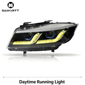 Pour Série 3 E90 Phares à <span class=keywords><strong>LED</strong></span> 2005-2012 320i 318i 330i DRL Projecteur Plug-and-Play 6000K 8000 Lumens Nouveaux Accessoires de Voiture - Product Image 2