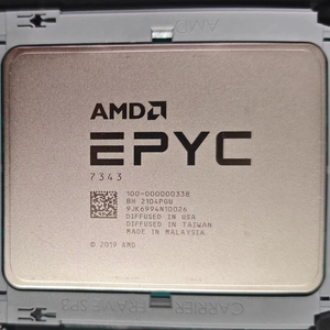 EPYC 7003 SERIES AMD EPYC 7343 16-Core 3.2GHz 32-Thread 190W SP3 Socket 128MB Processeur serveur DDR4-3200MHZ - Product Image 1