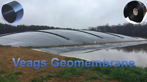 Geomembrane HDPE lót dam lót thiết kế hiện đại mịn màng Kết cấu bề mặt geomembrane cho bãi rác ISO 9001 lên đến 8m CuộN KHAI THÁC MỎ - Product Image 5