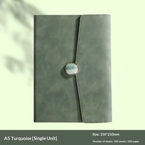 Agenda A5 en cuir personnalisé en gros, papeterie de bureau, carnet épais pour cadeau - Product Image 4