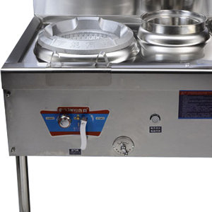 顶级商用不锈钢燃气炒锅炉2燃烧器炊具 - Product Image 5