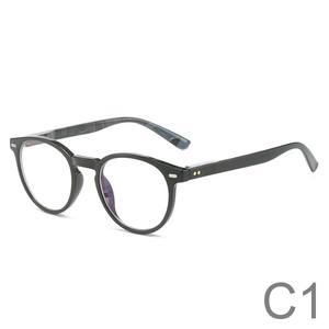 Moda Vintage redondo enfoque único Unisex PC marco ligero <span class=keywords><strong>presbicia</strong></span> azul bloqueo de luz mujeres hombres <span class=keywords><strong>gafas</strong></span> de lectura - Product Image 3