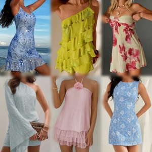 Vestidos de mujer, ropa usada, trajes de baño nuevos a granel, pacas de ropa mixta, vestidos de verano para mujer, tops, ropa usada, vestidos casuales - Product Image 1