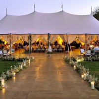 Tente Atrium ZC pour événements extérieurs, mariages, fêtes, structure en aluminium PVC, capacité 700 personnes, utilisation quatre saisons, 2000-3000 mm, imperméable, ignifuge