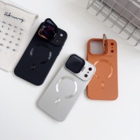 Coque de téléphone hybride TPU+PC antichoc magnétique pour iPhone 17 16 15 14 Pro Max – Vente en gros personnalisée