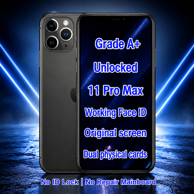 Wholesale Unlocked iPhone 11 Pro Max Space Gray 512GB Original Smartphone High Quality Mobile Phone Global Unlocked Bulk